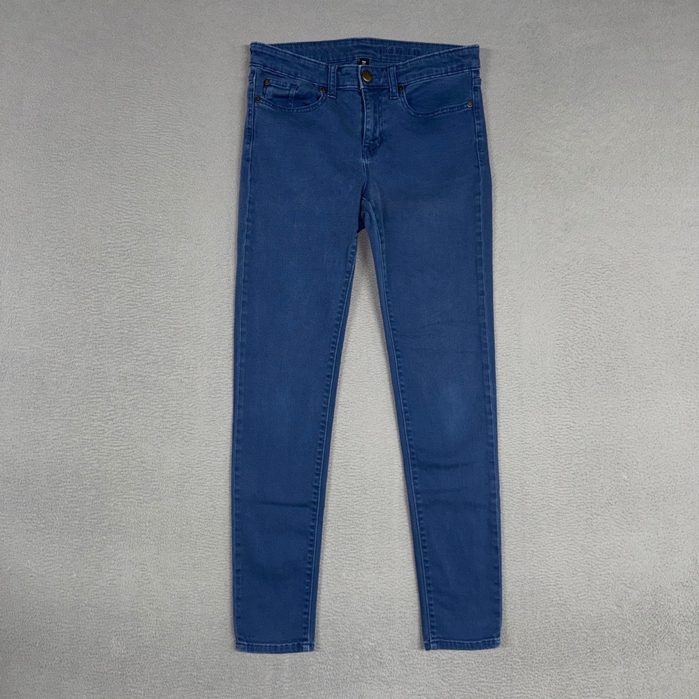 Gap Jeans Womens 8 Blue Super Skinny Premium Stretch Denim Cotton Blend Preppy